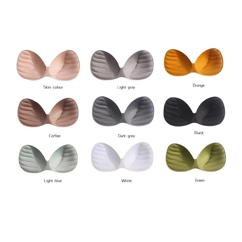 Miếng Mút Đệm Áo Lót Hình Tròn 3D Vô Hình Có Thể Tháo Gỡ