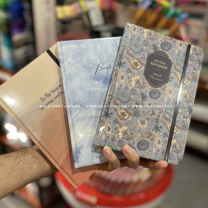Sổ Tay Notebook Bìa Cứng Gemma A5 180Trang