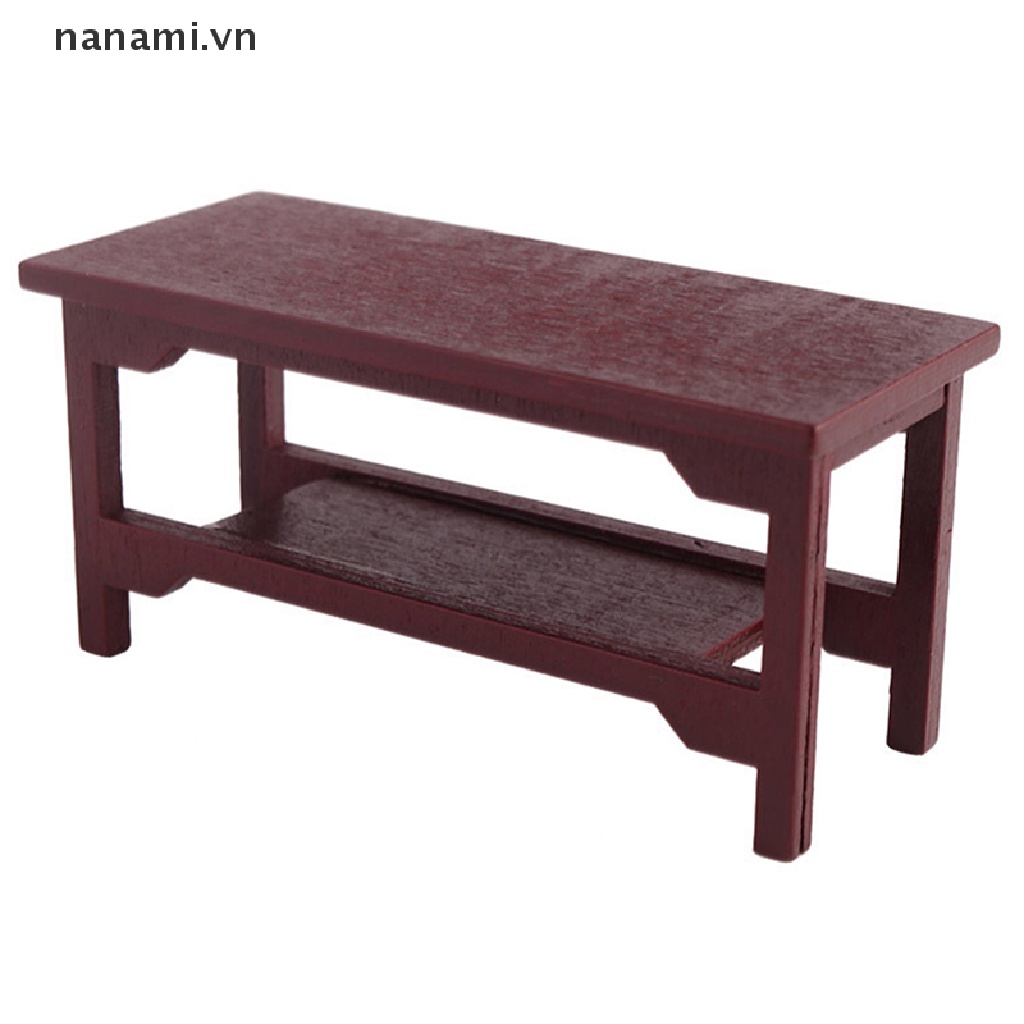 Mô Hình Bàn Cà Phê Retro Mini Tỉ Lệ 1: 12 Trang Trí Nhà Búp Bê