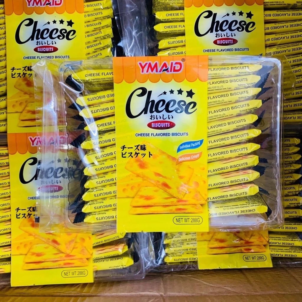 Bánh Quy vị phô mai - Cheese Flavored Biscuits - YMAID