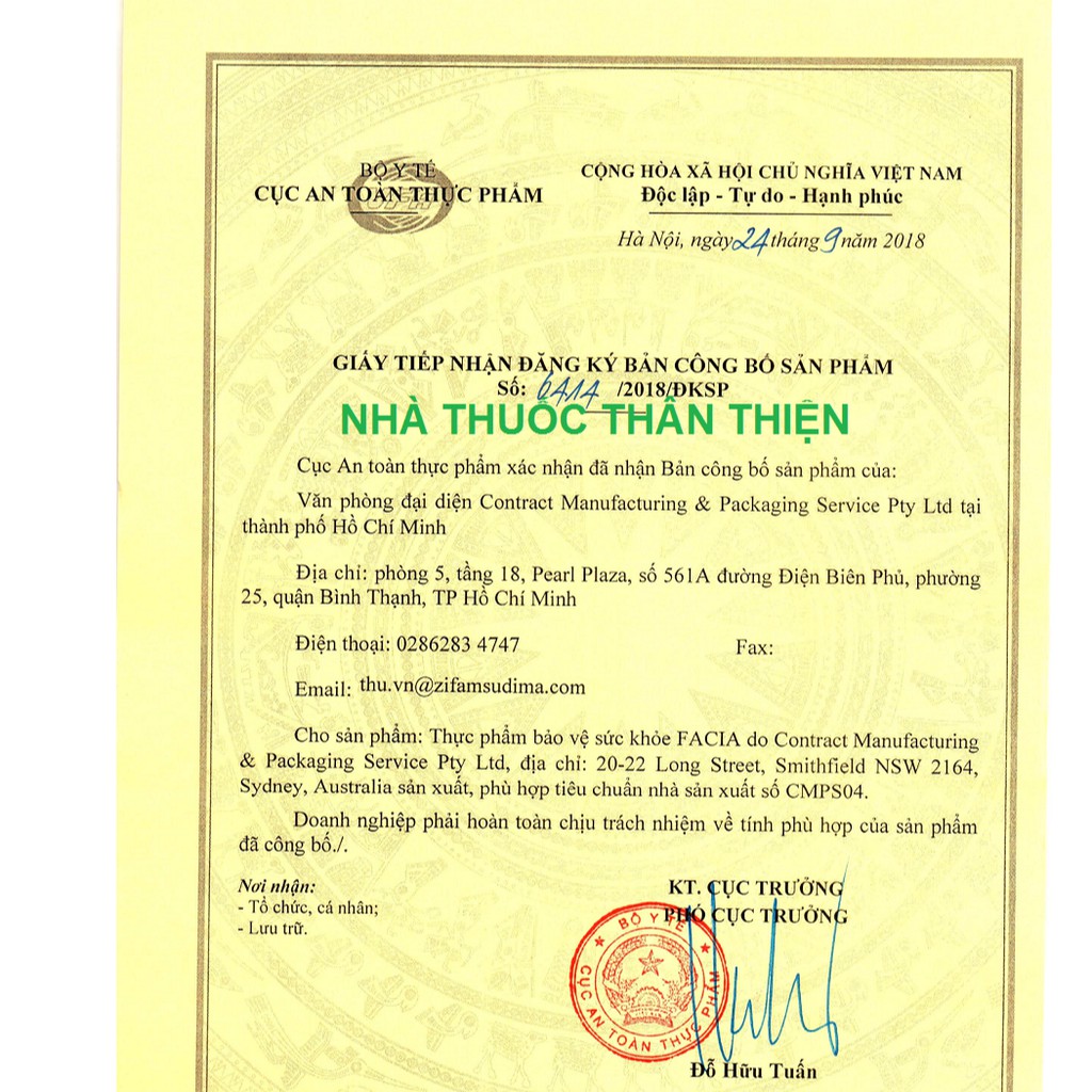 (Mẫu mới) Facia CMPS – Viên uống đẹp da, mờ thâm nám, ngăn ngừa lão hóa, giúp trắng da hiệu quả (30 viên- bao nhôm)