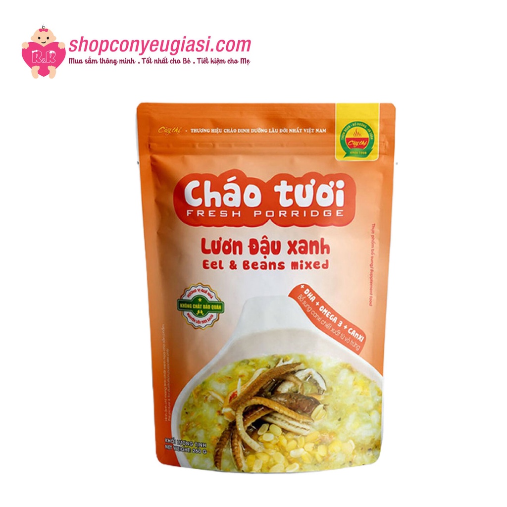 Cháo Tươi Cây Thị ăn liền đủ vị cho Bé từ 7 Tháng