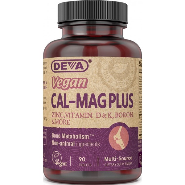 Vegan - Viên uống Bổ Sung Canxi, Vitamin D & Magiê Thuần Chay