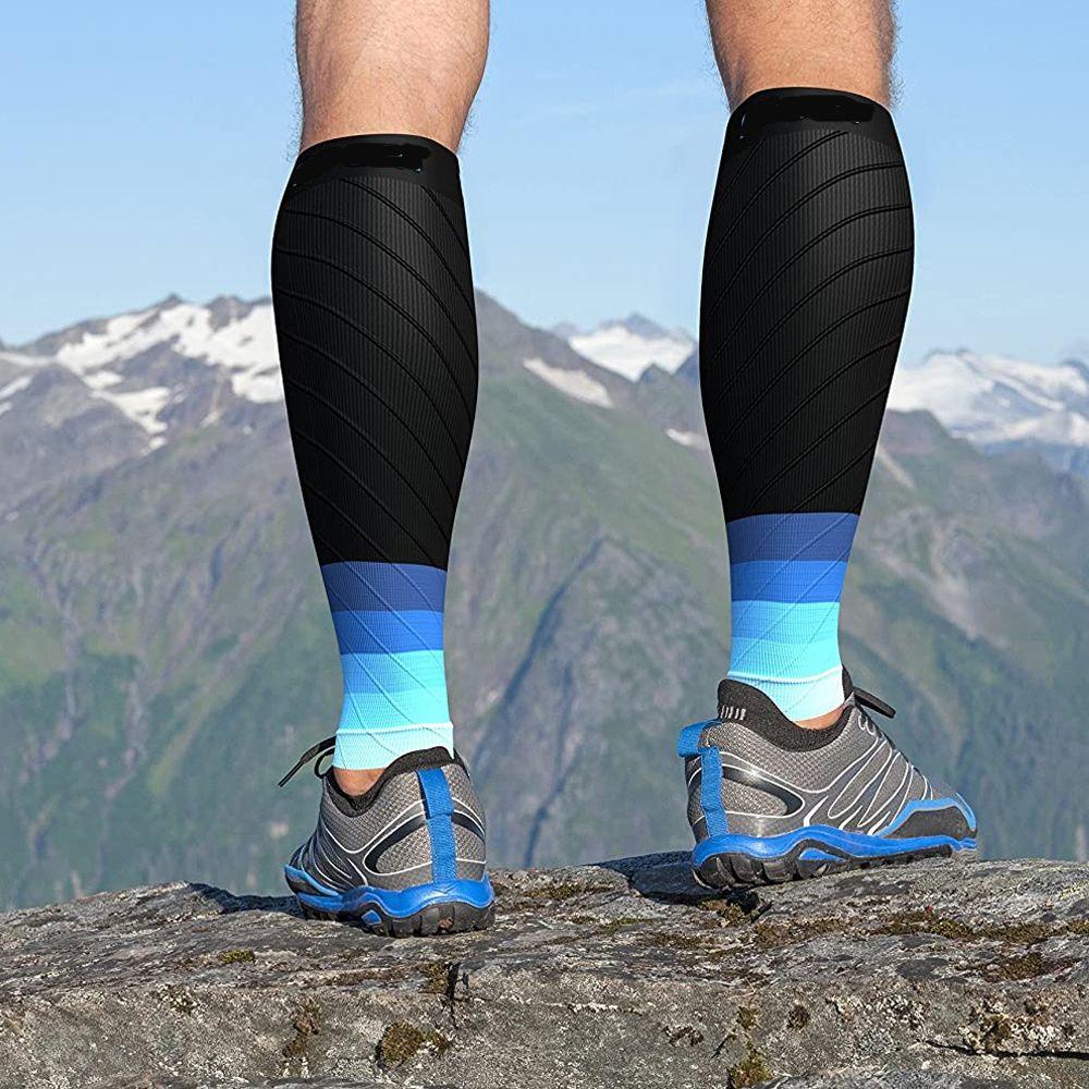 26EDIE Vớ Nén Bắp Chân Bảo Vệ Đầu Gối Khi Chơi Thể Thao