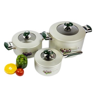 Bộ nồi Nano Silver, chùm nho - bộ 3 nồi.