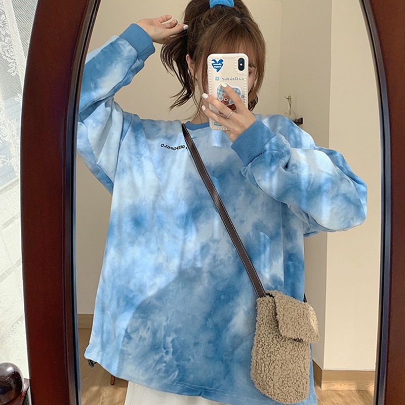 Áo Thun Nữ Dài Tay Cổ Tròn Thời Trang Hàn