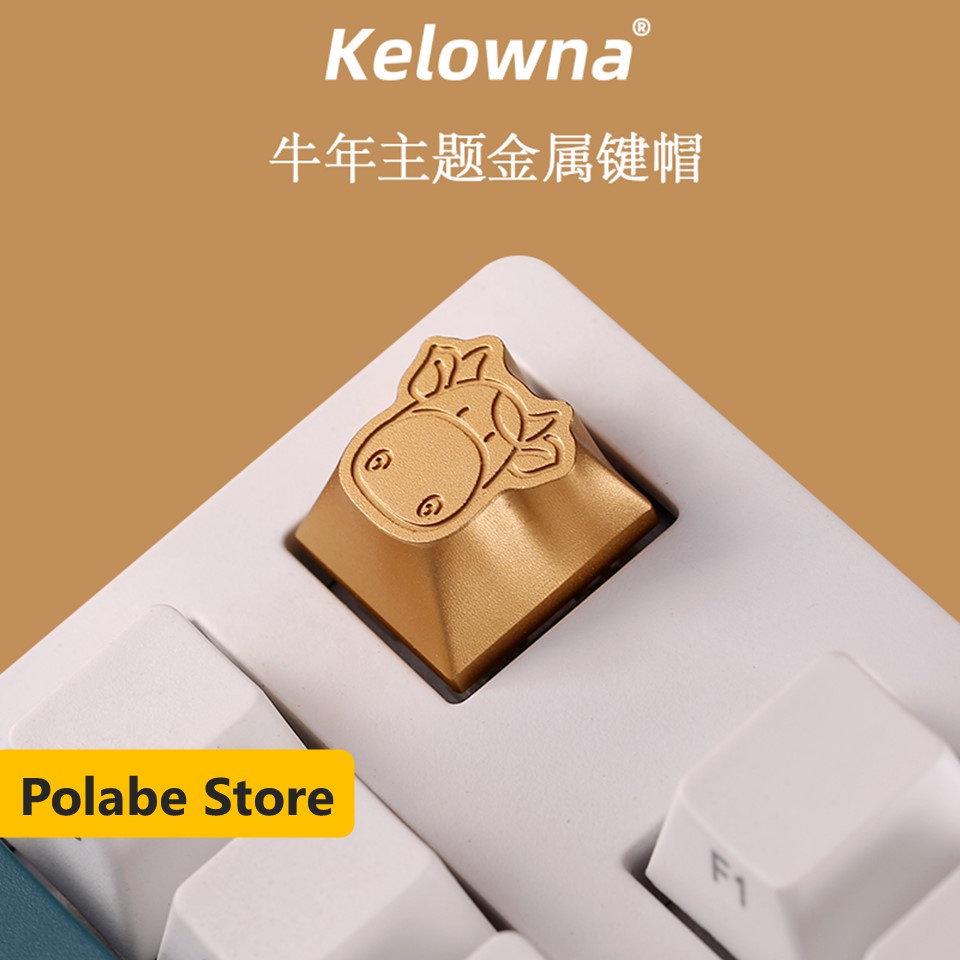 Keycap Year of the Ox nhôm CNC chính hãng Kelowna hàng xịn - Polabe Store