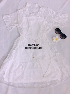 Váy ren xoè (ảnh thật)
