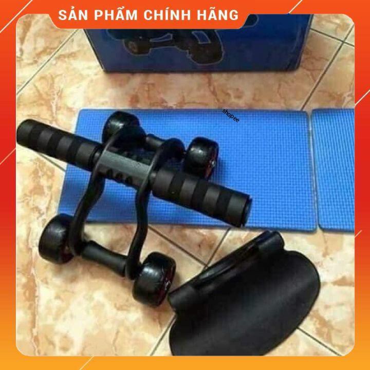 ( CỰC RẺ ) Con Lăn 4 Bánh Tập Cơ Bụng ( Có Video )