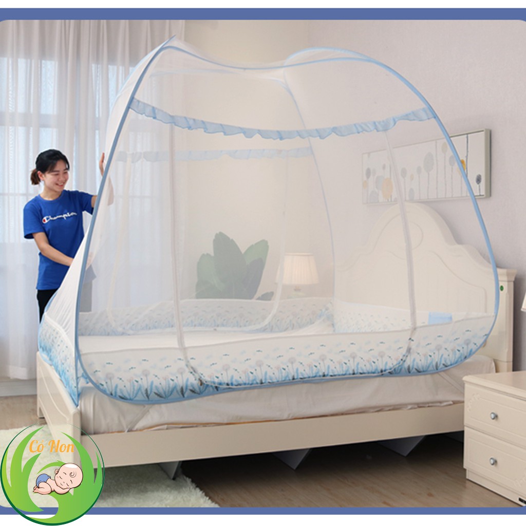 Màn chụp tự bung chống muỗi đỉnh vuông 2m*2m2