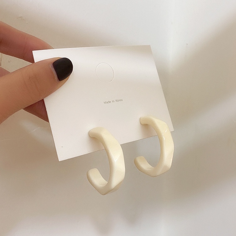 Khuyên Tai Vòng Tròn Bằng Acrylic Thời Trang Phong Cách Cổ Điển Dành Cho Nữ 2022