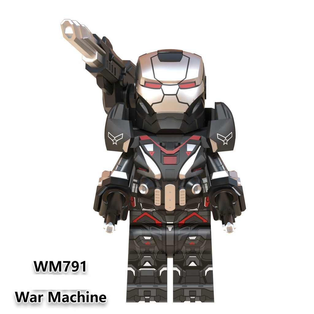 Minifigures Marvel DC Nhân Vật War Machine Mẫu Mới Ra Siêu Đẹp WM791