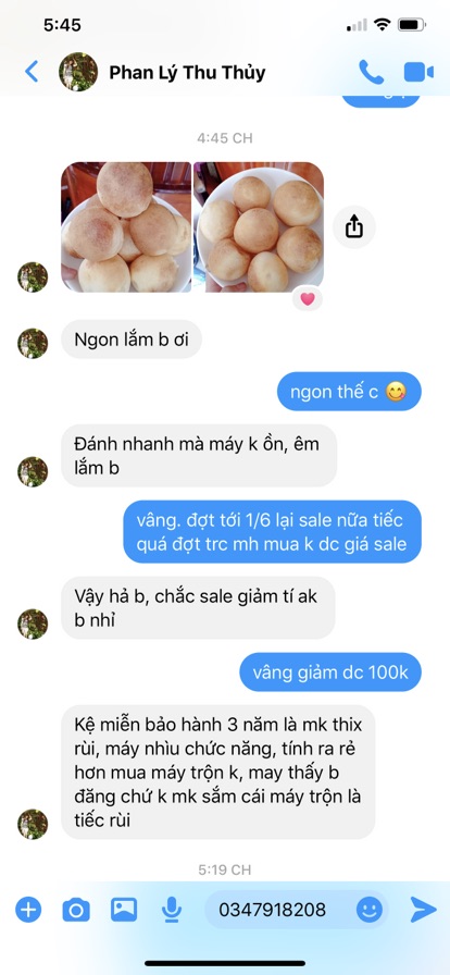 Máy làm bánh mỳ Donlim hàng order