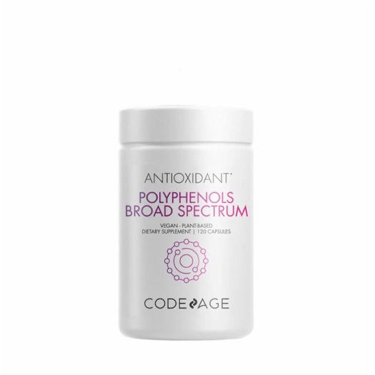 Viên chống nắng sáng da CodeAge Polyphenols Broad Spectrum 120 viên - ngochancosmetics