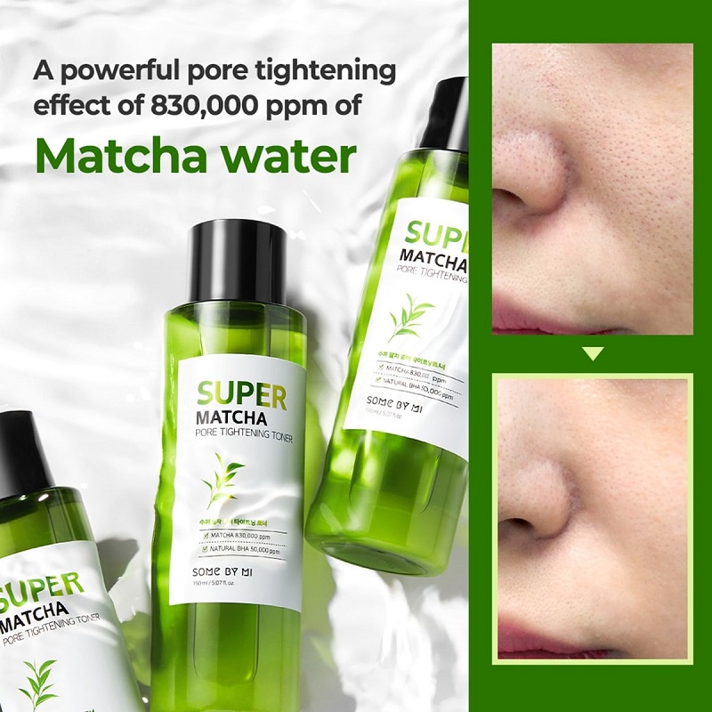 Nước Hoa Hồng Some By Mi Super Matcha Pore Tightening Toner 150ml