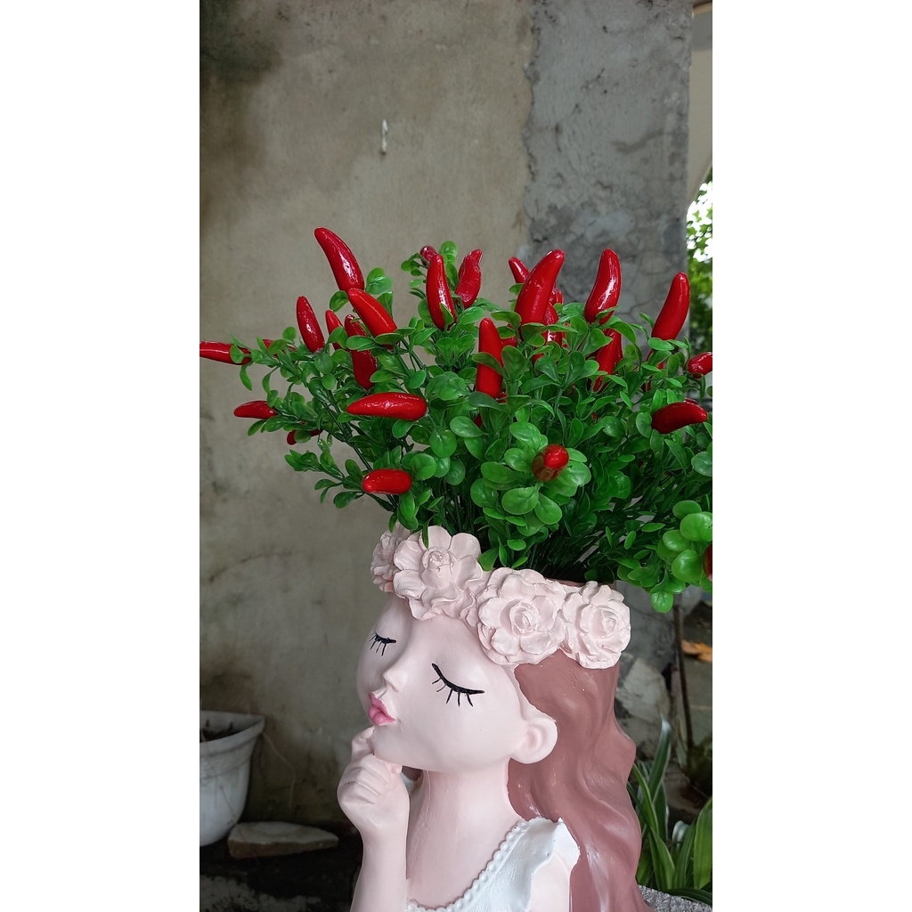 1 Bụi trái cây mini giả 35cm siêu cute - Hoa giả - Hương Flower