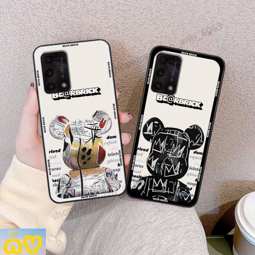 Ốp lưng Oppo A74 / A94 / A95 be@r brick mars thời trang, Ốp lưng lưng điện thoại viền dẻo siêu chất Như Ý
