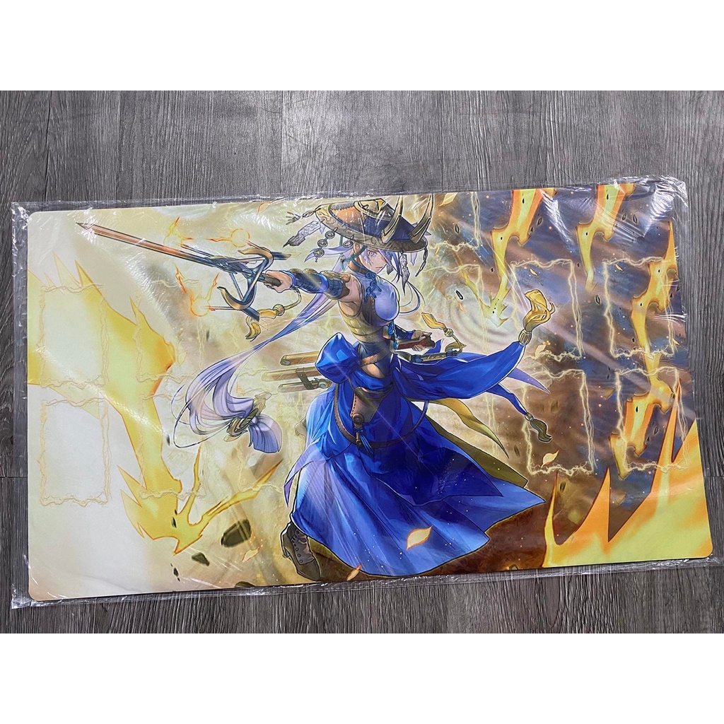 Bàn Đấu Bài Playmat dùng để chơi card game Swordsoul Iris (Có khung)