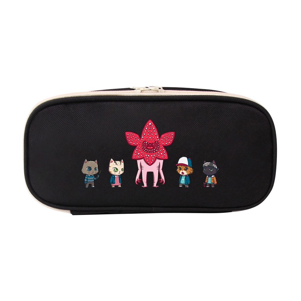 Bóp Viết Vải Canvas In Hình Phim Hoạt Hình Stranger Things Cho Bé