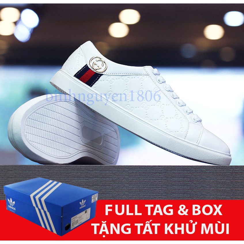 (GIÀY NAM + FULLBOX) Giày nam thể thao trắng DÁNG ĐẸP PHONG CÁCH TRẺ TRUNG
