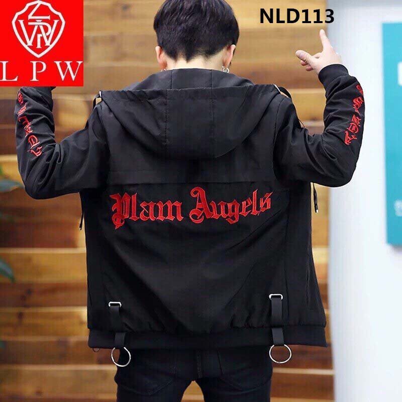 Áo khoác nam Dù 2 Lớp Có Nón Phối Khóa Sau Logo In Tay Mẫu Bán Chạy Nhất TN10 - MUA NGAY