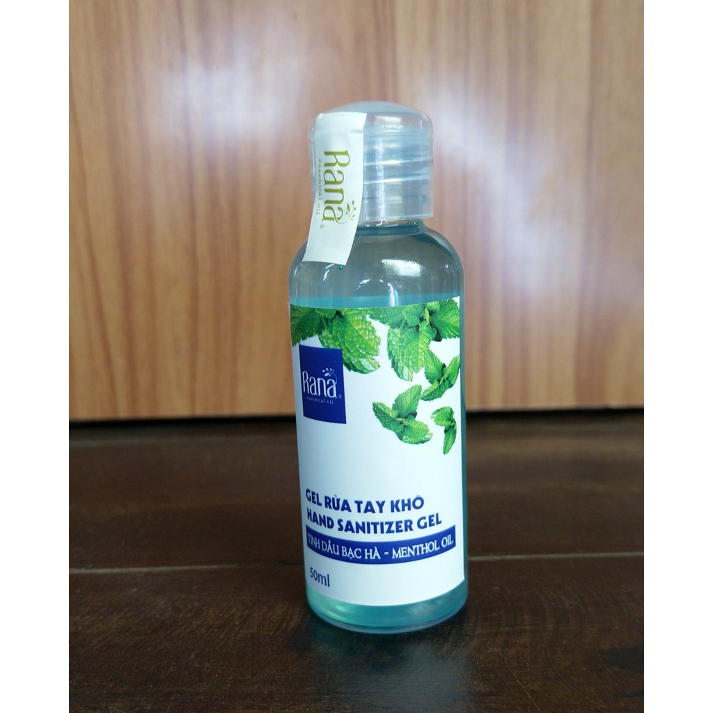 Lọ 50ml Gel rửa tay khô tinh dầu tự nhiên nhiều hương