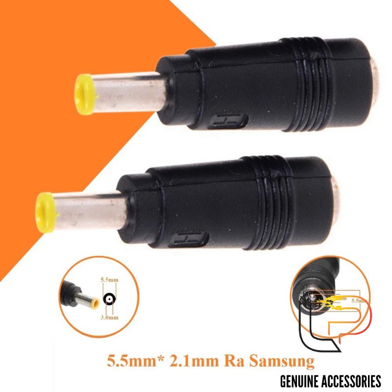 Đầu đổi chân sạc Laptop 5.5mm* 2.5mm Ra Samsung