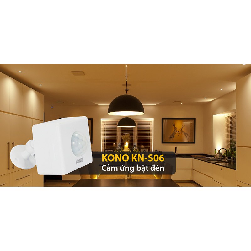 Cảm ứng bật đèn KONO KN-S06