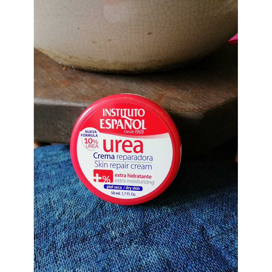 Kem dưỡng ẩm, giảm khô ngứa Instituto Espanol Urea 10% Skin Repair Cream 50ml dành cho da chàm, vảy nến, viêm da cơ địa