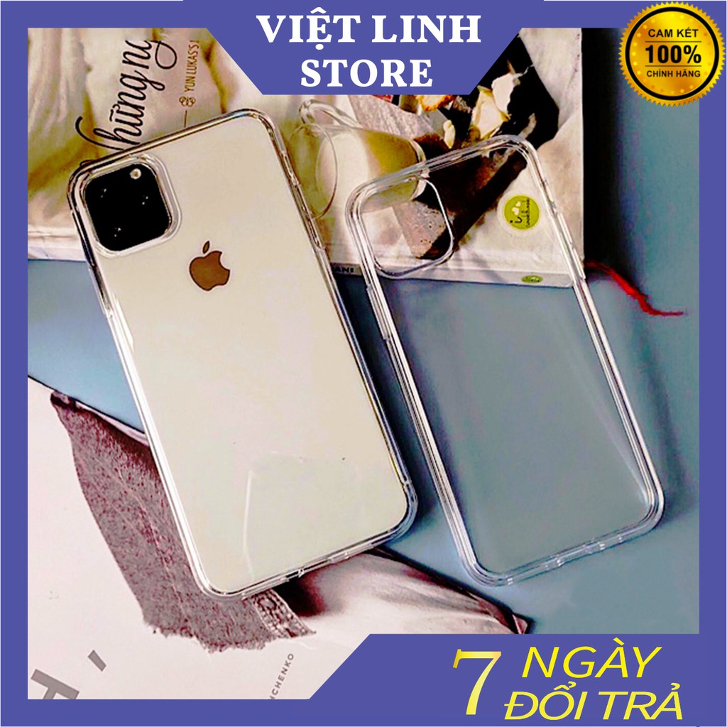 Ốp lưng iPhone silicon trong suốt siêu trong loại đẹp, dẻo mỏng khoe lưng máy /Iphone 11/Pro Max 5 7 - Việt Linh Store