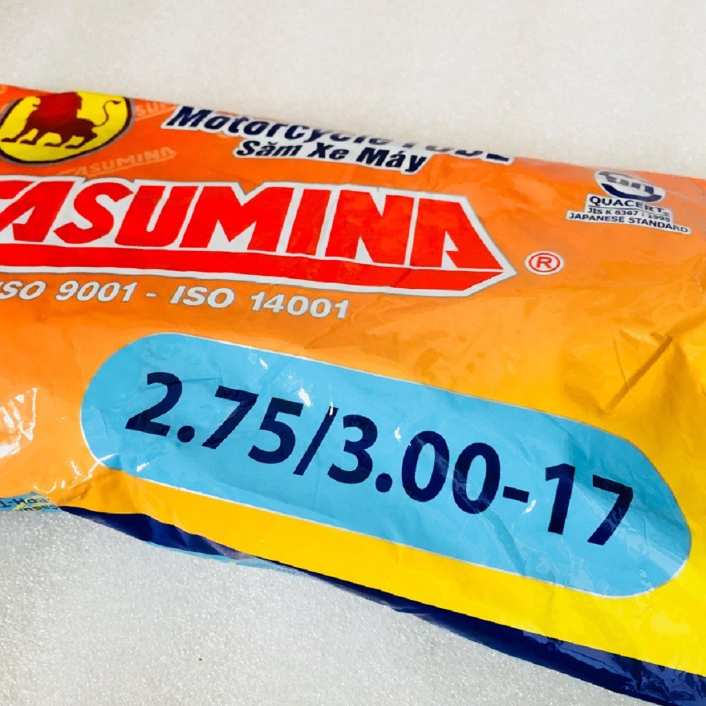 Ruột Săm Xe Casumina 2.75 - 17, 8 Lớp Bố Loại Bịch Chỉ Xanh - Hàng Chất Lượng