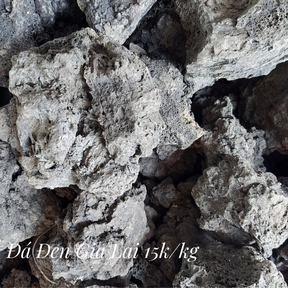 Đá Đen Gia Lai Vụn size 1cm-5cm - 1kg