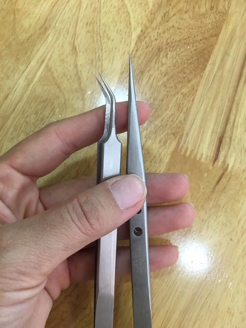 Nhíp sửa chữa điện thoại (thẳng - cong) Aaa