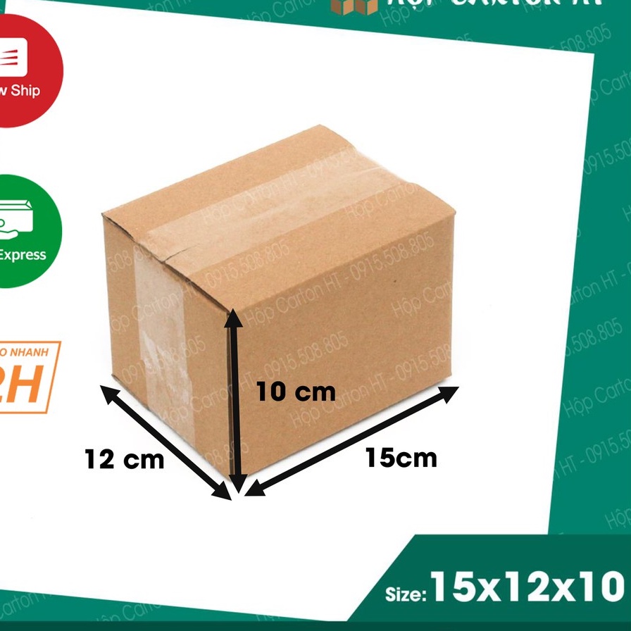 15x12x10 Hộp carton đóng hàng