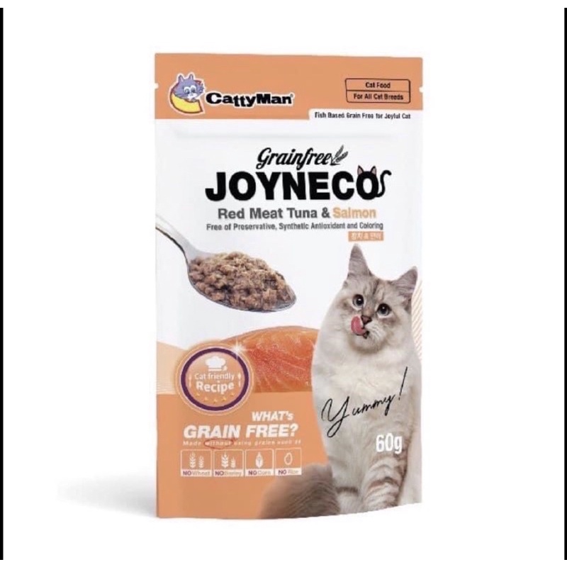 [Mã PET50 giảm 10% - tối đa 50K đơn 250K] Pate Joyneco Cattyman cho mèo túi 60g - [Quận 2] - Thức ăn dinh dưỡng cho mèo