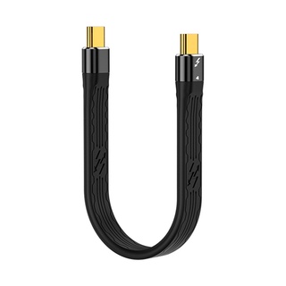 BTM Thunderbolt 4 Cable USB4 40Gbps USB C Cable Type C PD 100W 8K Cable for Laptop