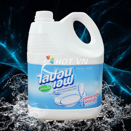 Nước rửa chén bát không mùi Lipon 3600ml - Thái Lan