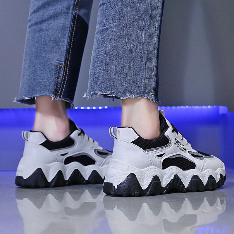 Giày Thể Thao Đế Dày Tăng Chiều Cao Thoáng Khí Phong Cách Hàn Quốc 2022 Thời Trang Mùa Hè Cho Nữ TYT105