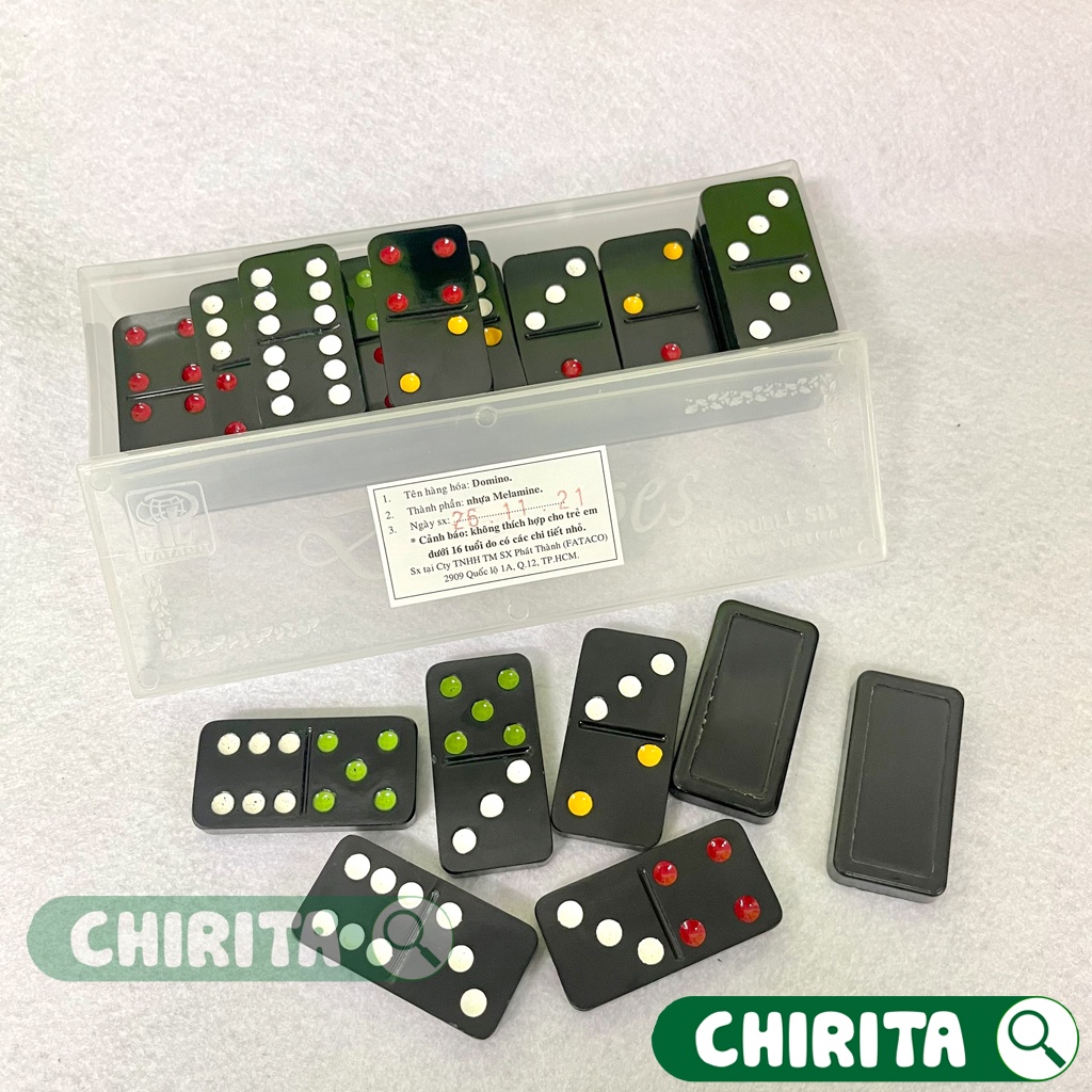 Cờ Domino Ngà Chính Hiệu Liên Hiệp Thành / FATACO Khách Chọn Mẫu - Cờ Domino Ngà , board game Đồ Chơi Cho Bé CHIRITA