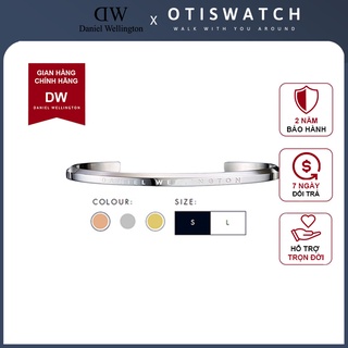 Vòng tay daniel wellington classic cuff v1 silver dw lắc tay khắc tên chính hãng - OtisWatch