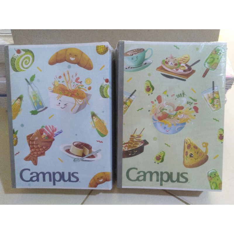 Vở Kẻ Ngang 120 Trang Campus FOOD-2 – Định Lượng 70g/m2