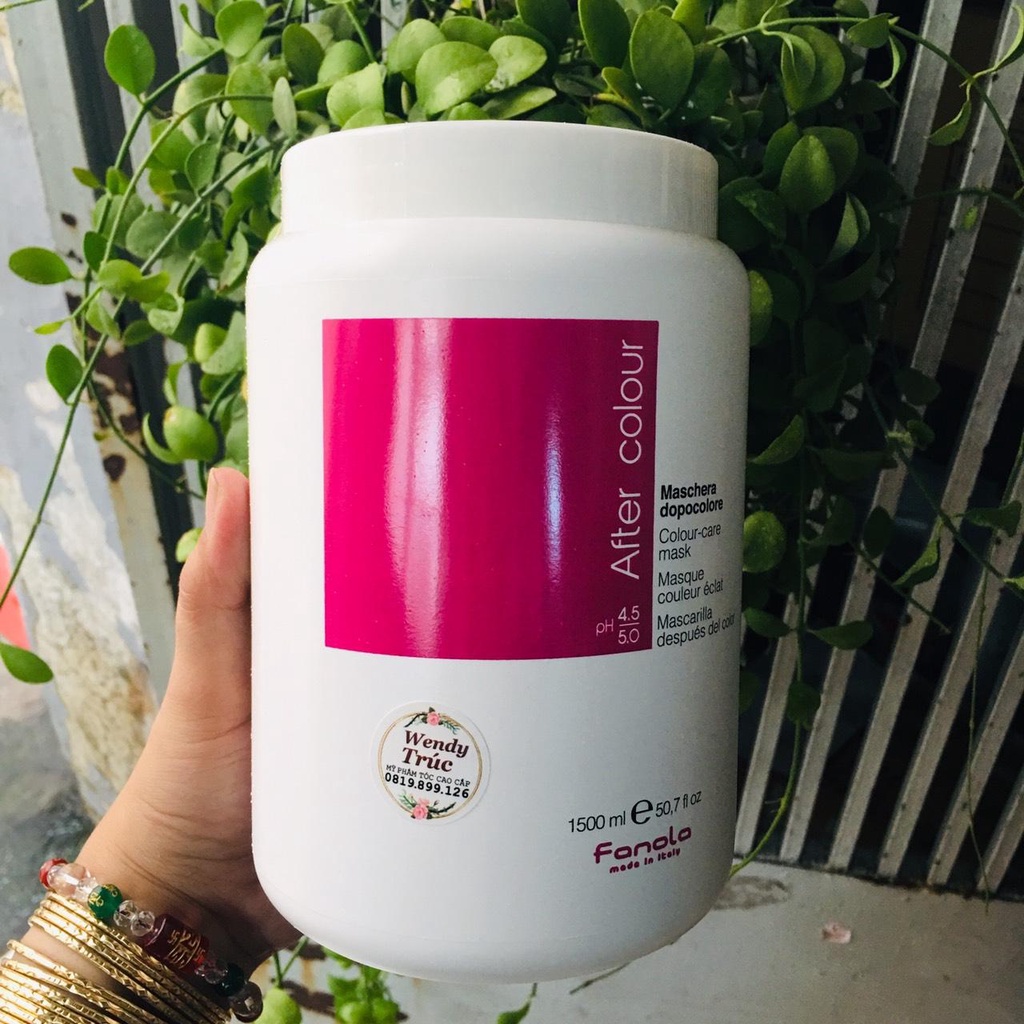 🇮🇹Fanola🇮🇹 Hấp dầu Fanola After Colour dưỡng tóc nhuộm 1500ml