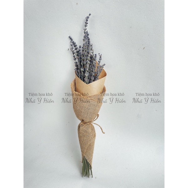 Bó hoa oải hương LAVENDER, Hoa khô trang trí chụp ảnh phong cách Vintage
