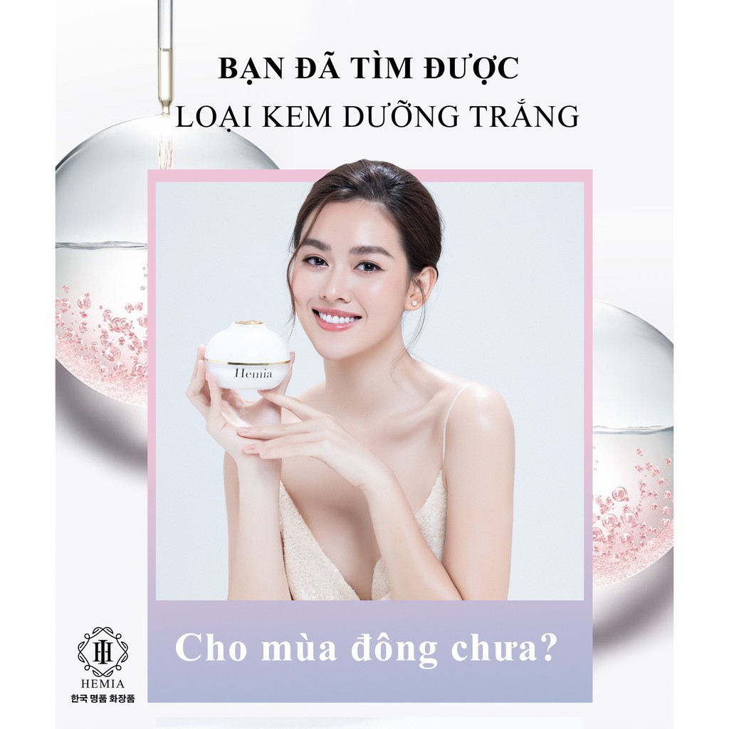 Kem dưỡng toàn thân Hemia Whitening Body Cream 150g dưỡng trắng, cấp ẩm, chống nắng, make up da