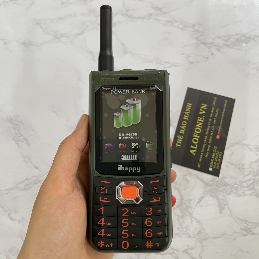 ĐIỆN THOẠI 4 SIM iHAPPY SUPER 22 KIỂU DÁNG HẦM HỐ Pin 22.000 mAH | BigBuy360 - bigbuy360.vn