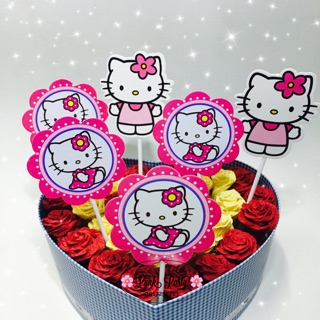 Tem cắm bánh cupcake