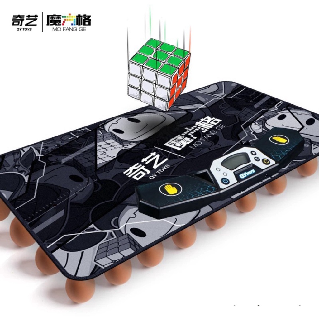 Máy bấm giờ tính thời gian thi đấu Rubik chuyên nghiệp Qiyi speed cube timer / cube mat for magic cube competition