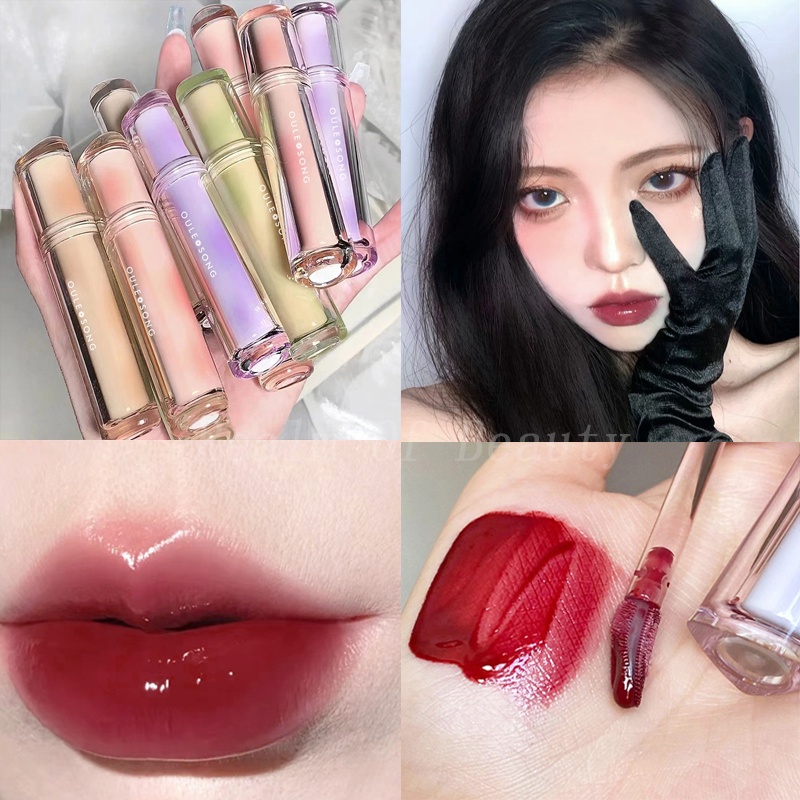 Son Bóng Oulesong Căng Mọng Có Dưỡng Môi Mềm Mại