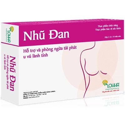 Sản phẩm Nhũ Đan dành cho người u xơ tuyến vú, hộp 20 viên – Health Pharmacy
