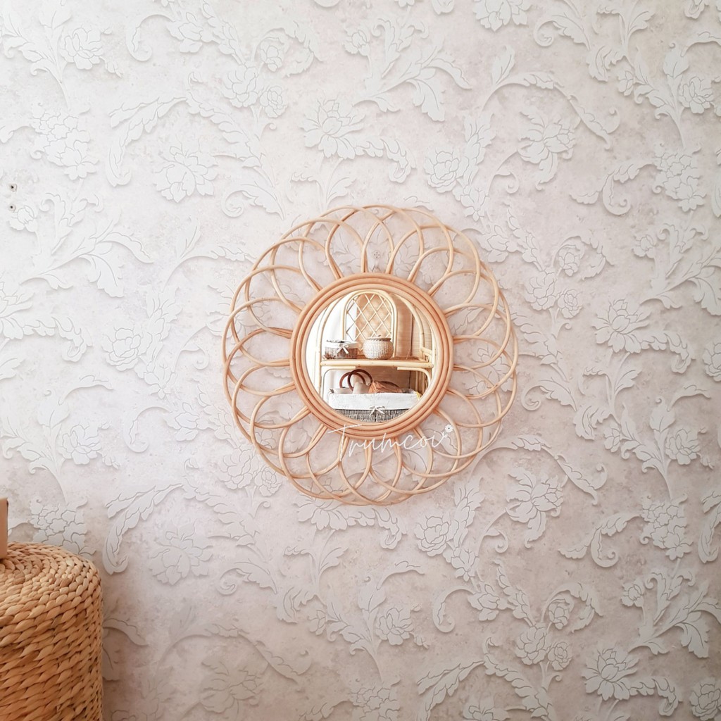 Gương mây treo tường hình hoa hướng dương